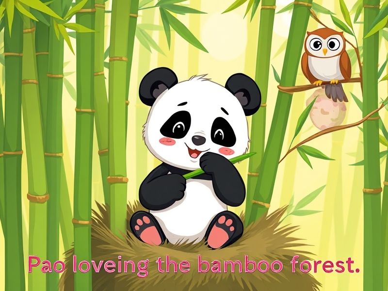 Pao in the bamboo forest